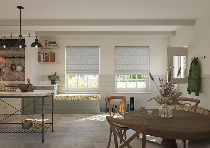 Caen Chenille, Old Silver - Roman Blind - Image 8